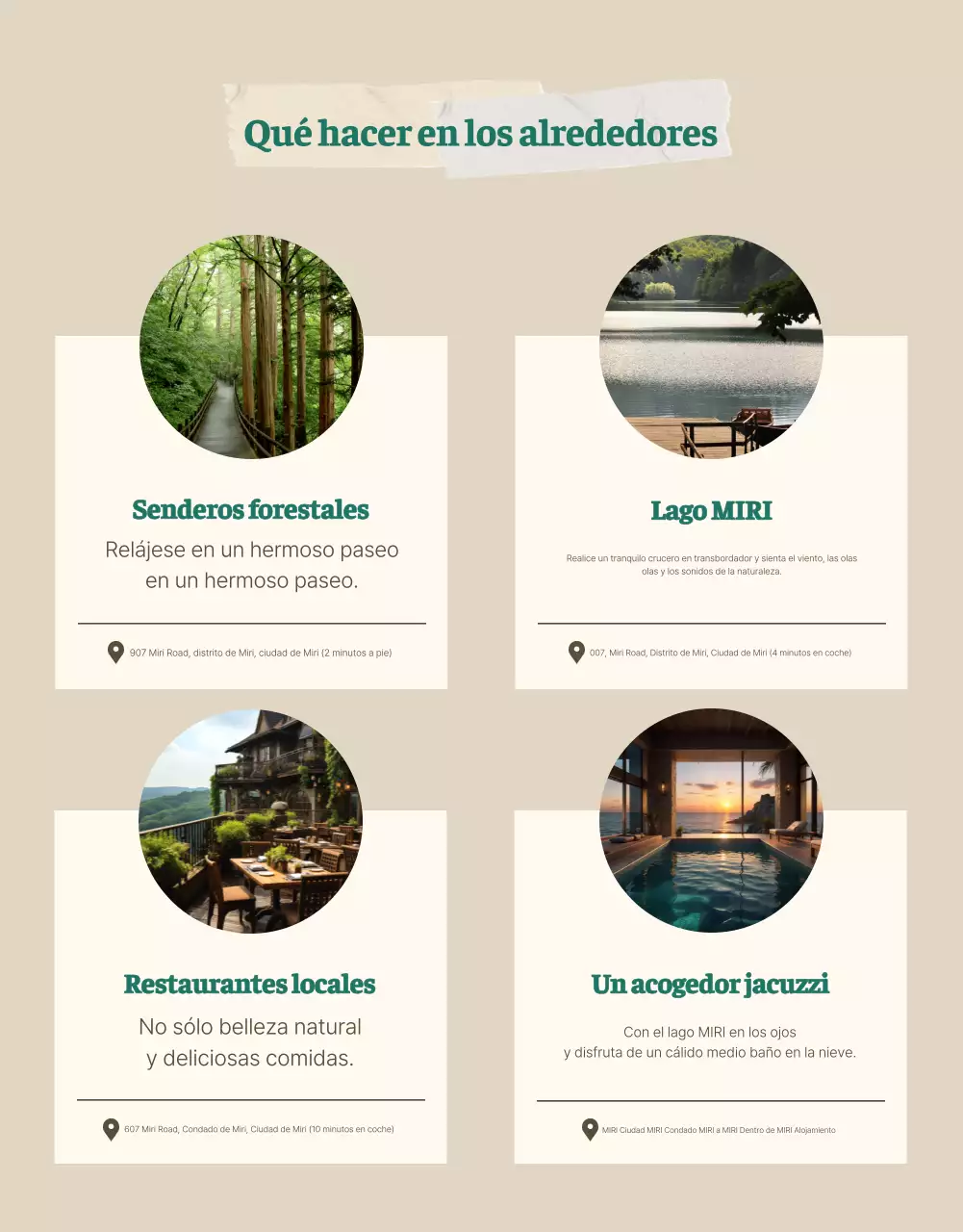 Verde y beige, un acogedor refugio estival para los sentidos