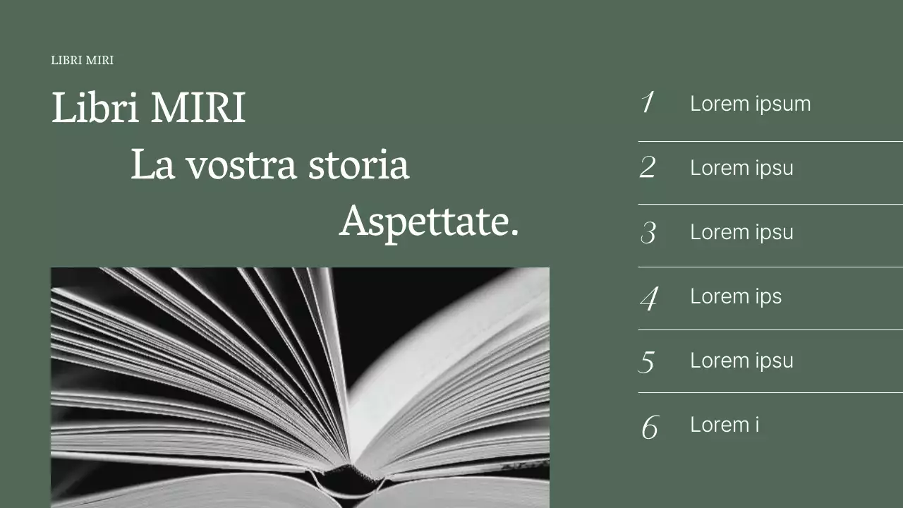 Una proposta di libro di classe in kaki