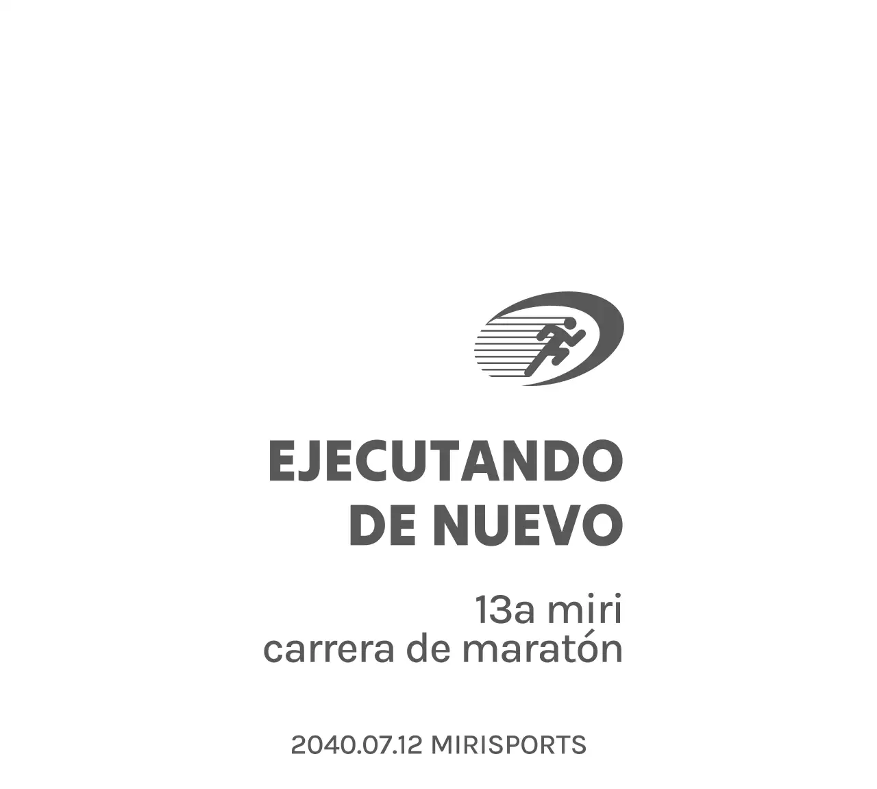 Running Crew, un icono dinámico del running en estilo gótico