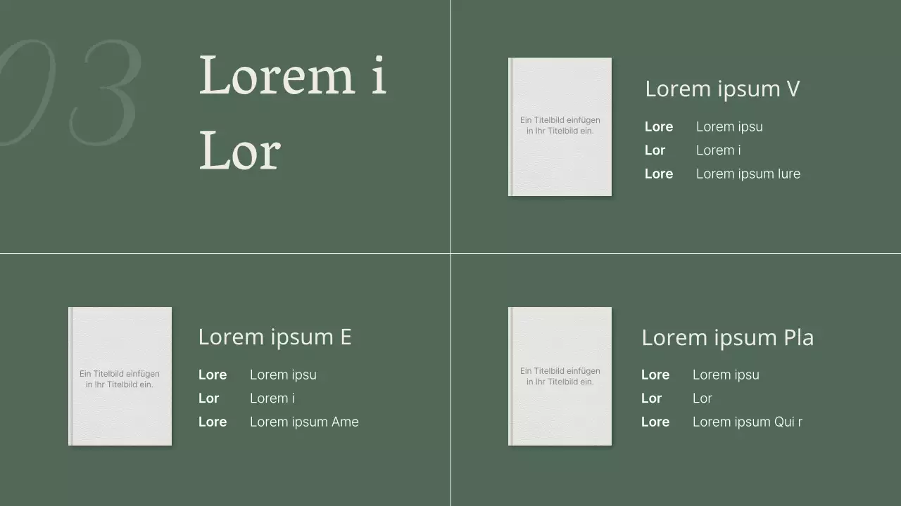 Ein stilvoller Buchvorschlag in Khaki