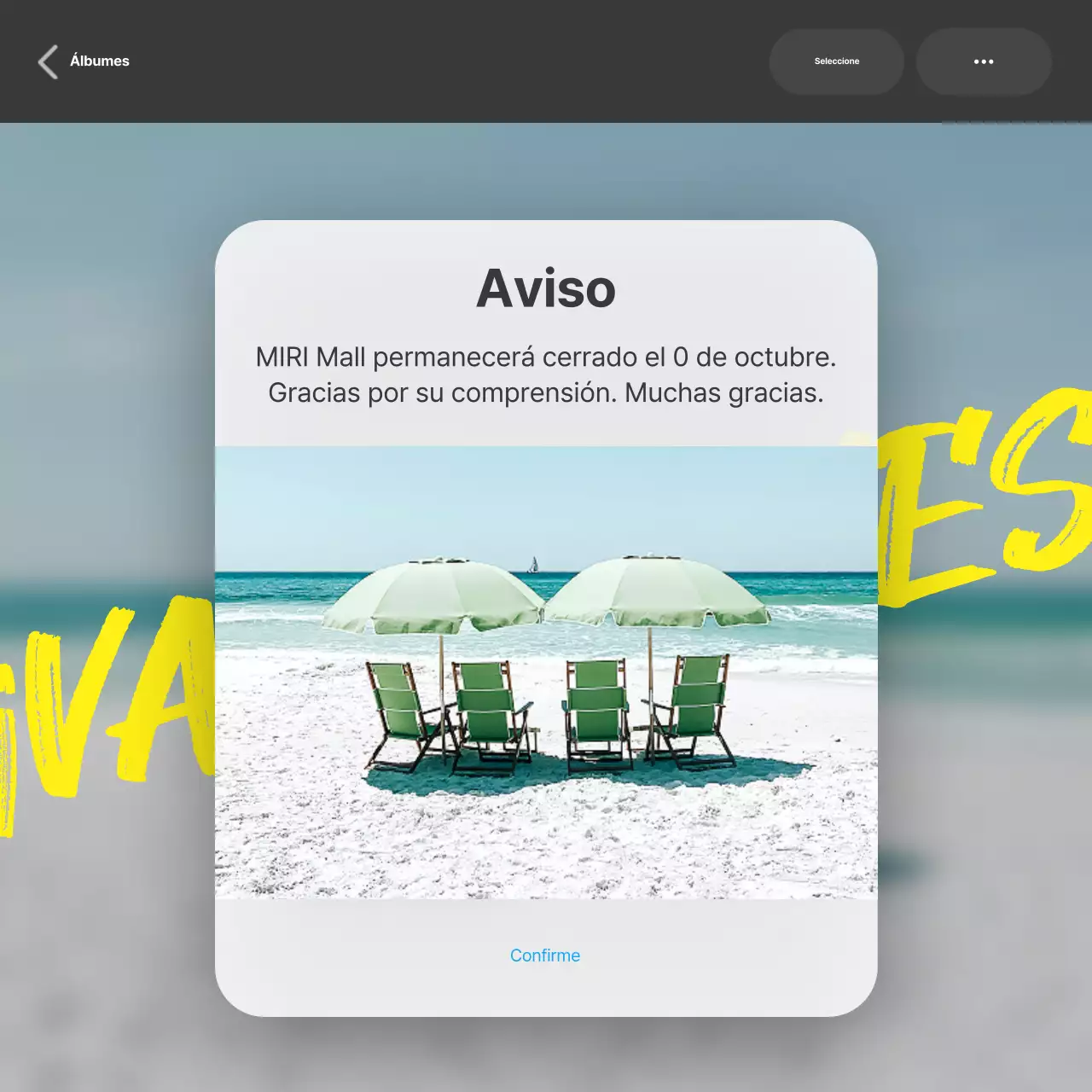 Anuncios de cierre de moda en amarillo y azul claro