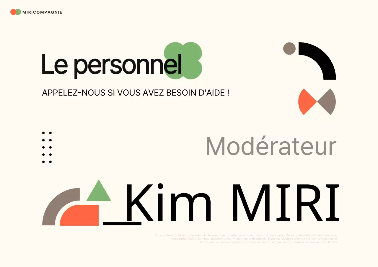 Porte-nom minimaliste pour le personnel en ivoire et kaki