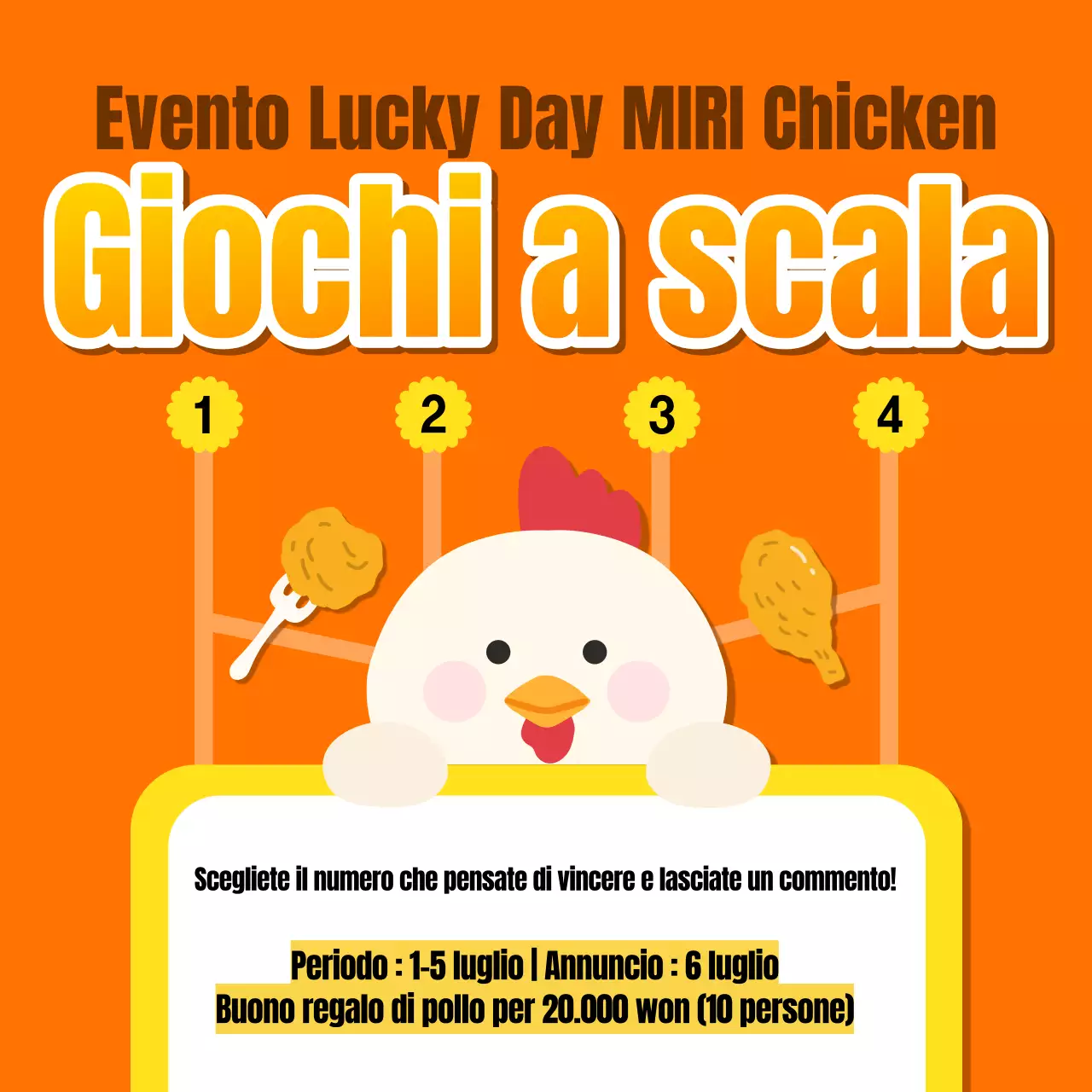 Promuovere i tagliandi del giorno della bottiglia gialla e arancione