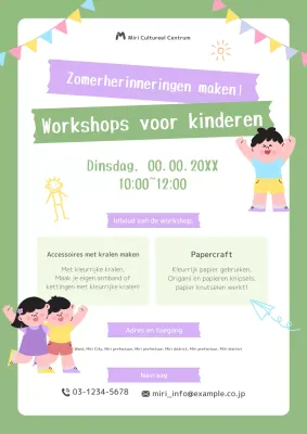 Promoot het begin van het jaar en Bora's nauwgezette zomervakantie workshops