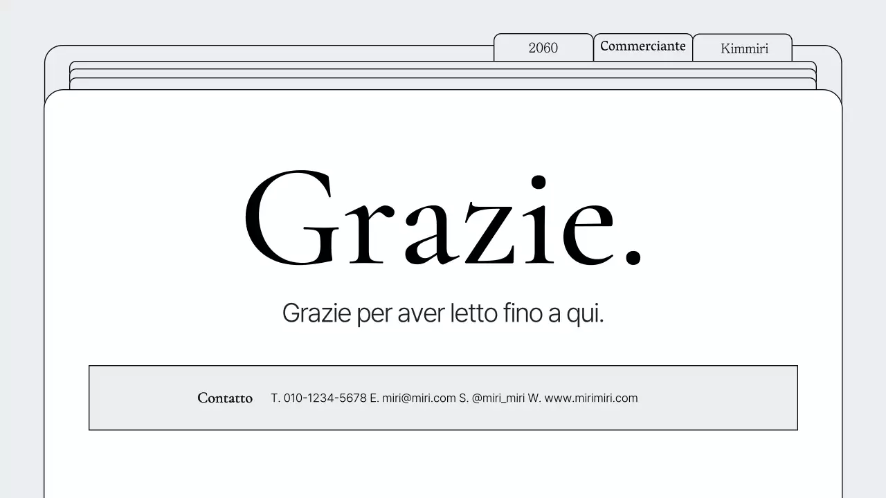 Cartella semplice con cornice in bianco