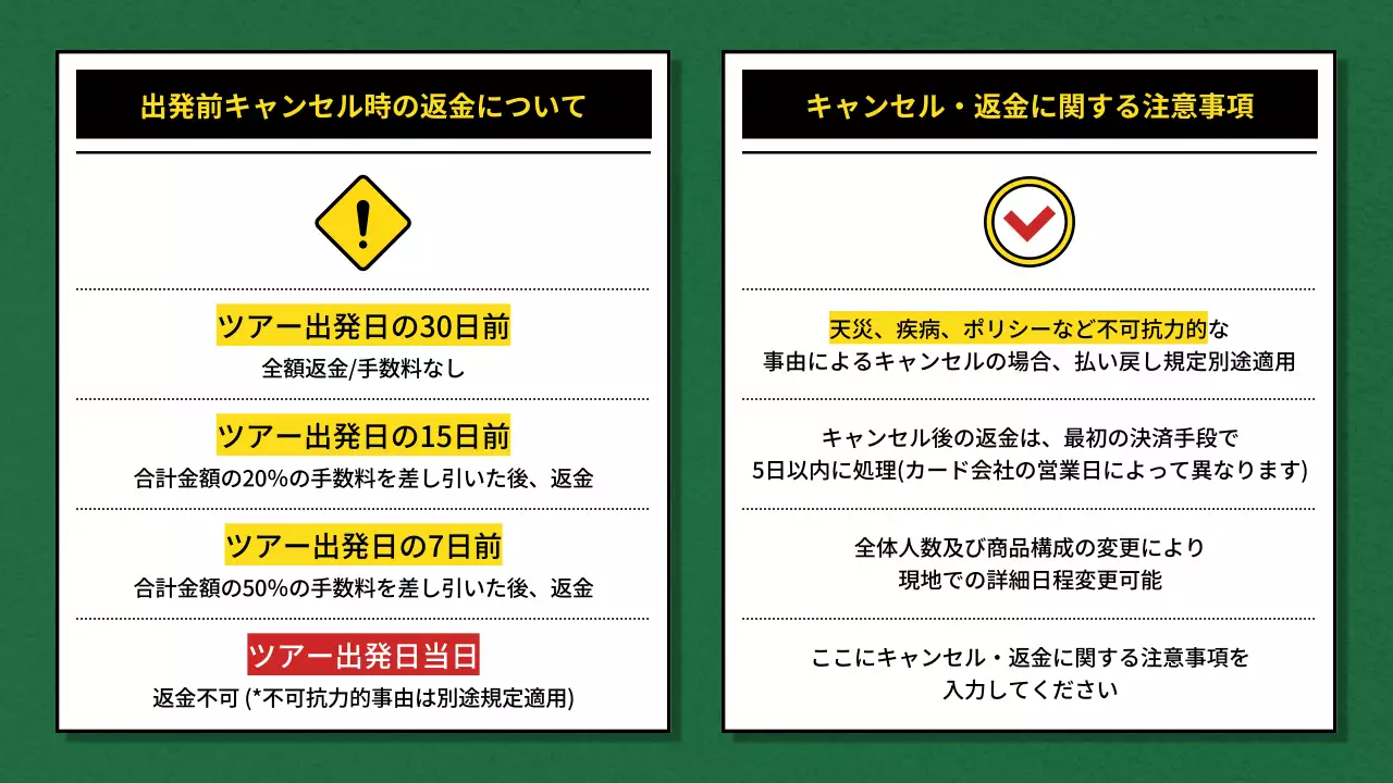 緑 ポップ 旅行 パンフレット プレゼンテーション