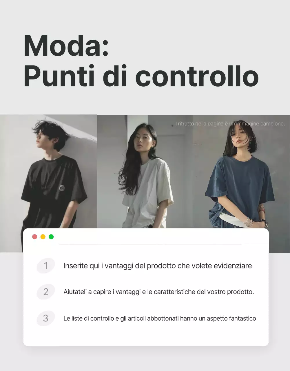 Promuovere i punti di controllo nei centri commerciali di moda di tendenza in grigio e azzurro