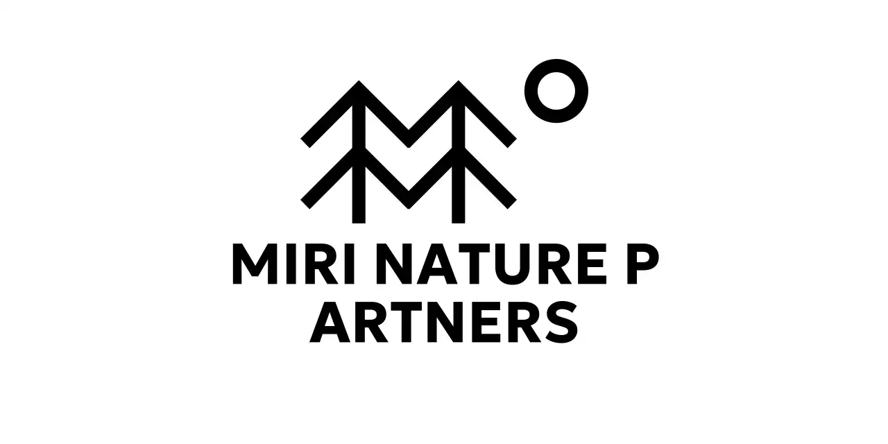 Simple nature conservation with tree illustration