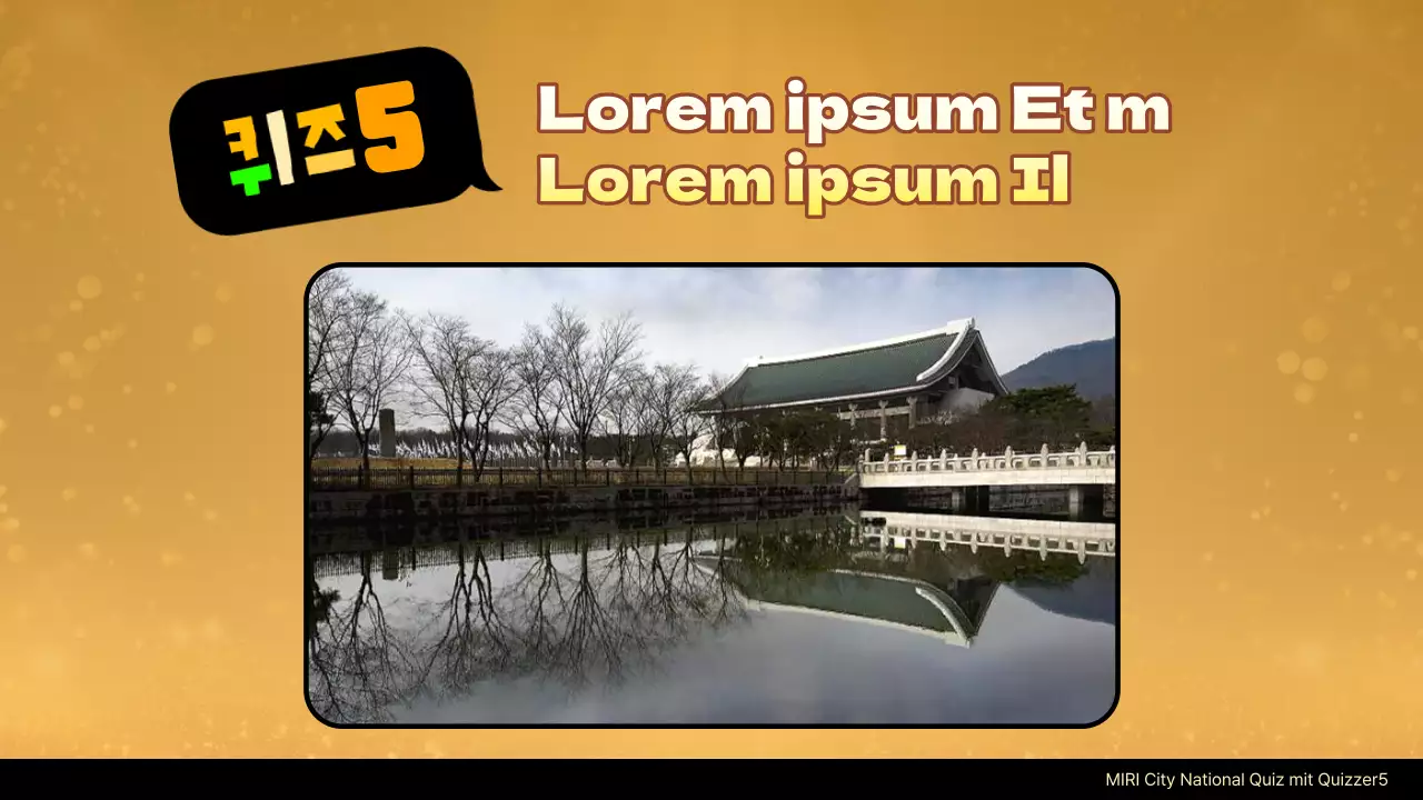 Eine Sammlung von gelben Quizsendungen im Retro-Stil