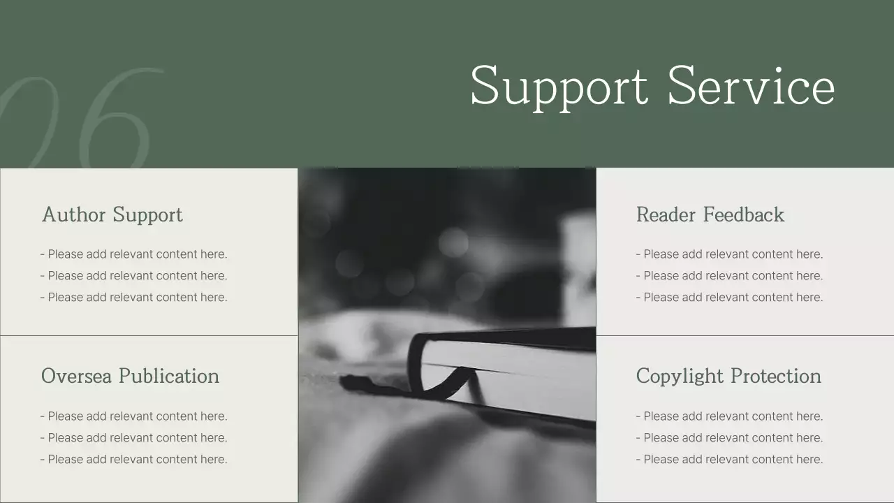 Green Modern Book Proposal Presentation