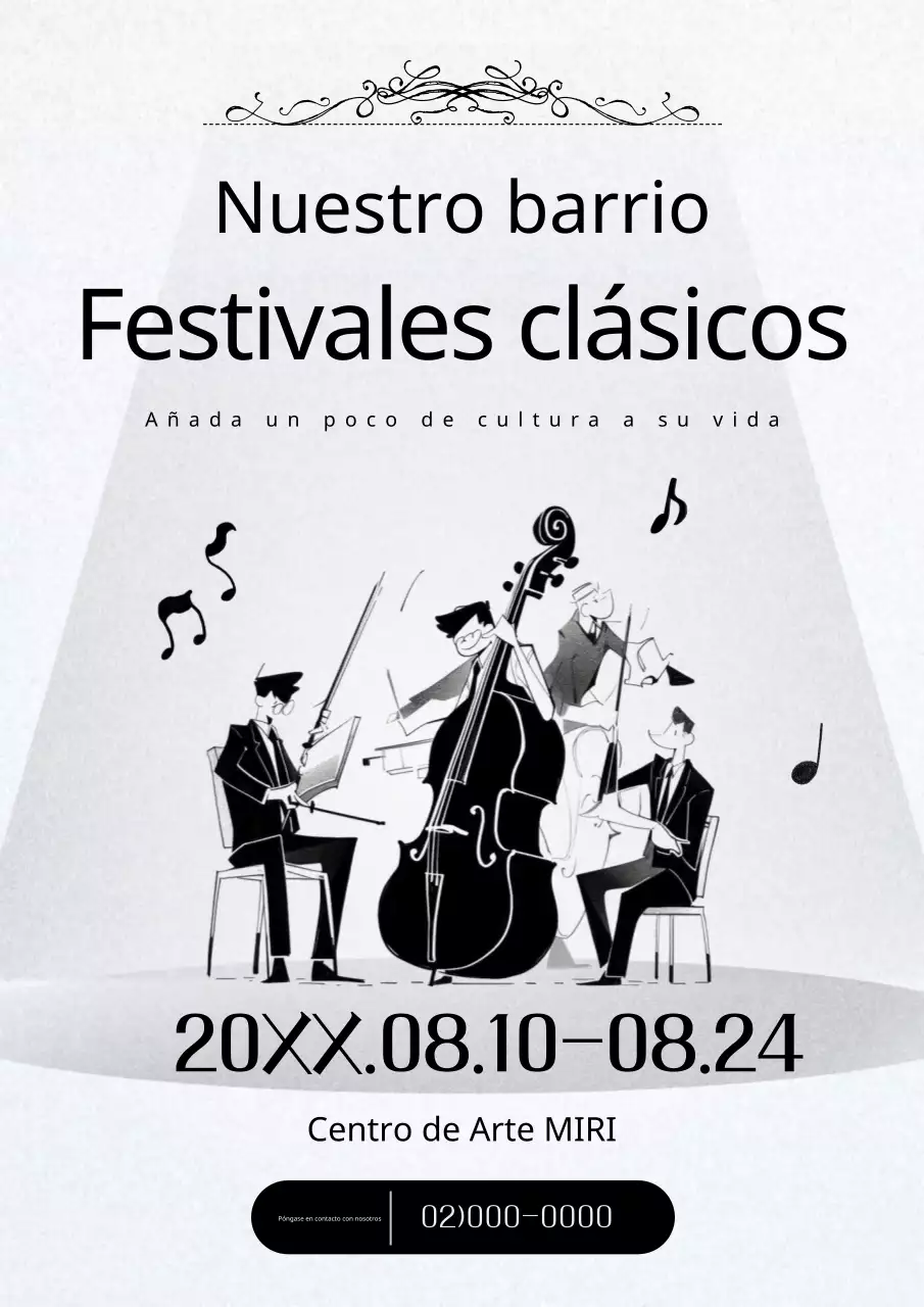 Promueva un look festivo clásico en blanco y negro