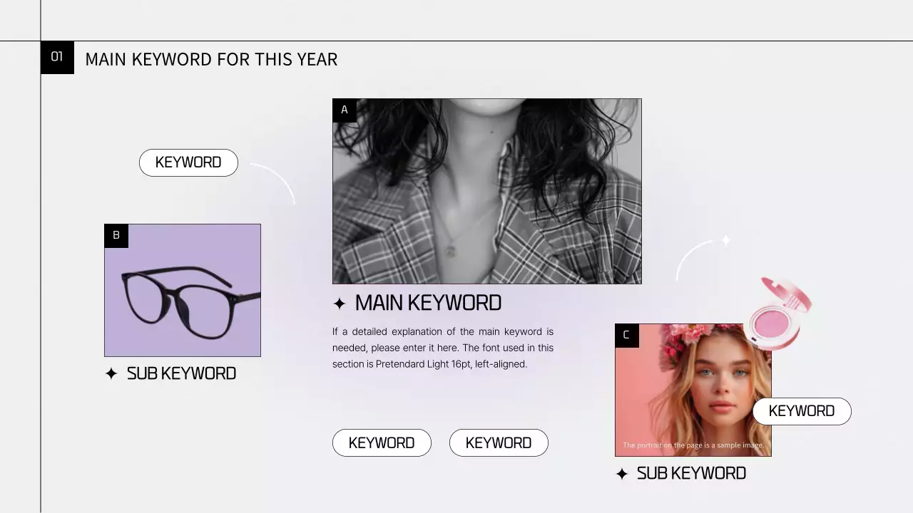  회색과 보라색의 트렌디한 마케팅 보고서