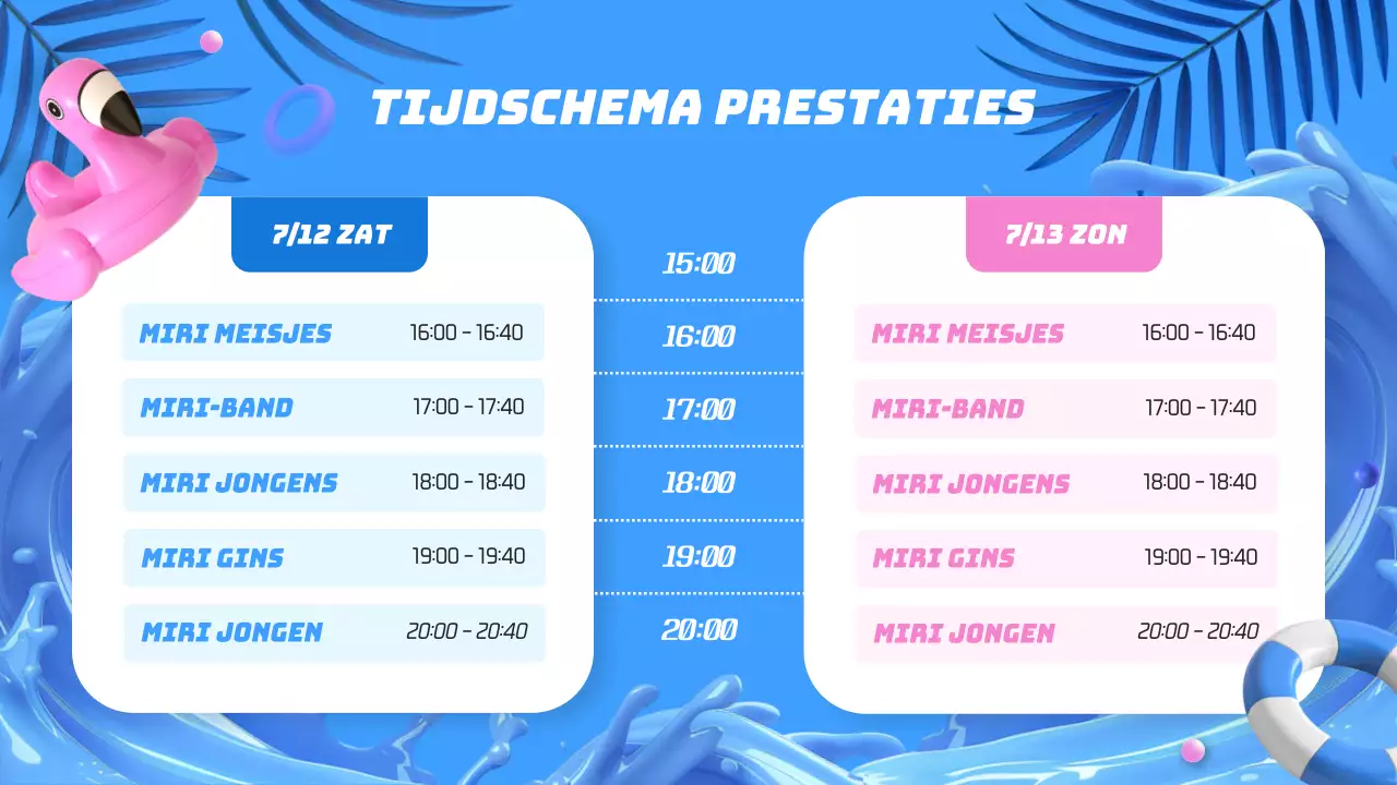 Aankondiging van het Blue Summer Festival