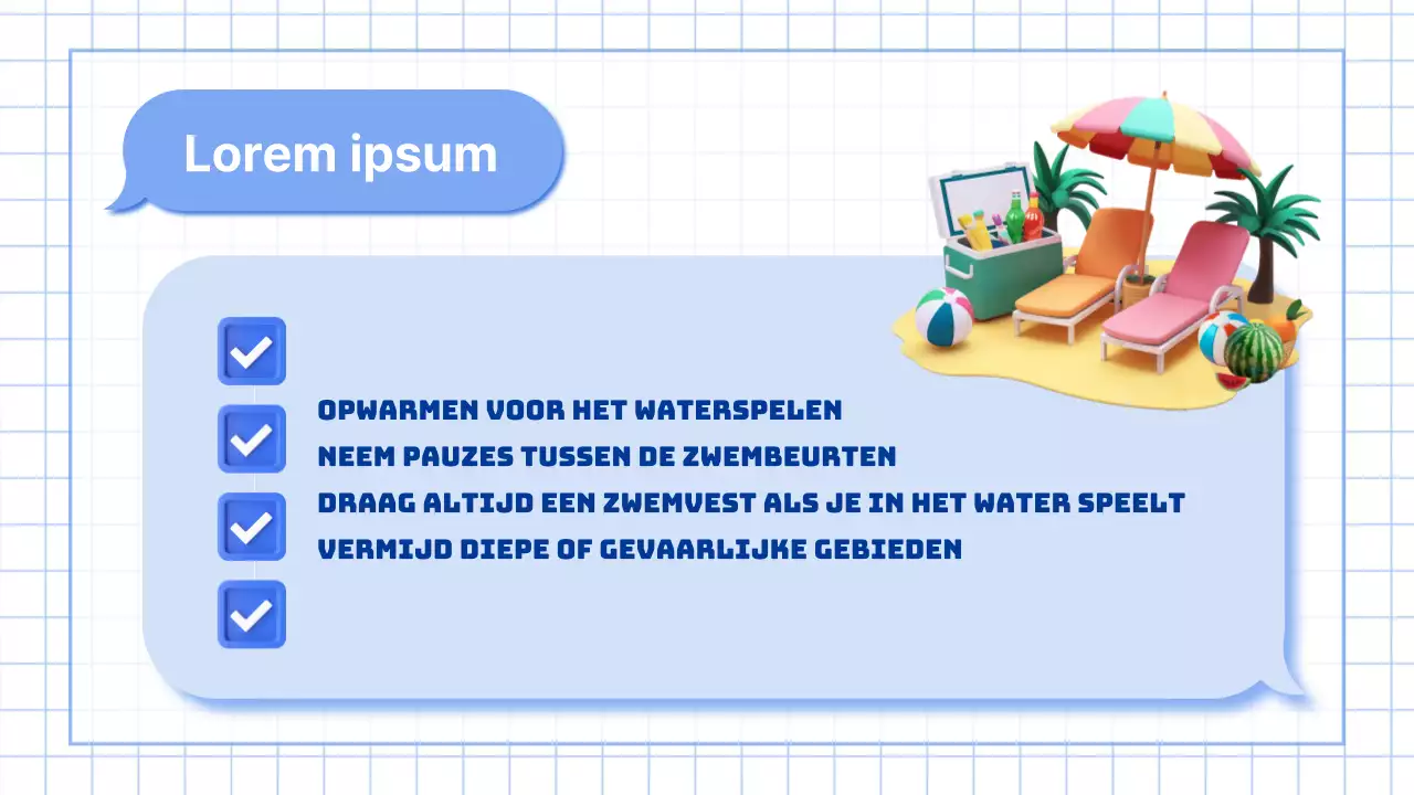 Lesmateriaal voor blauwe en lichtblauwe zomervakantie