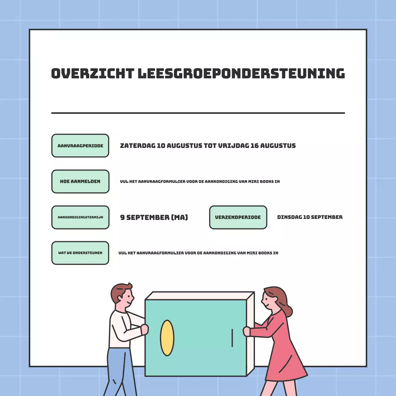 Promoot een eenvoudige zomerleesgroep met lavendel en munt