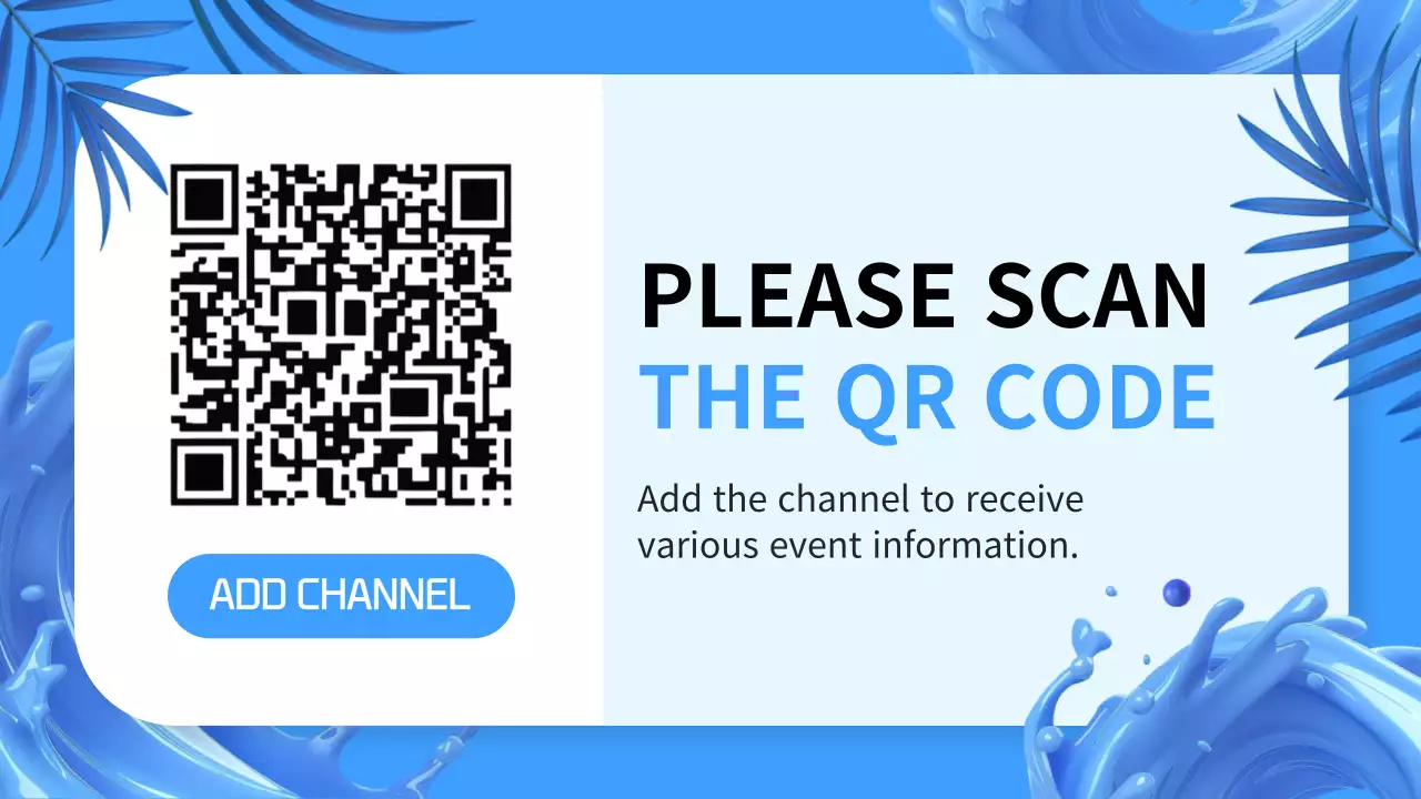 Blue Trendy Summer Announcement Presentation