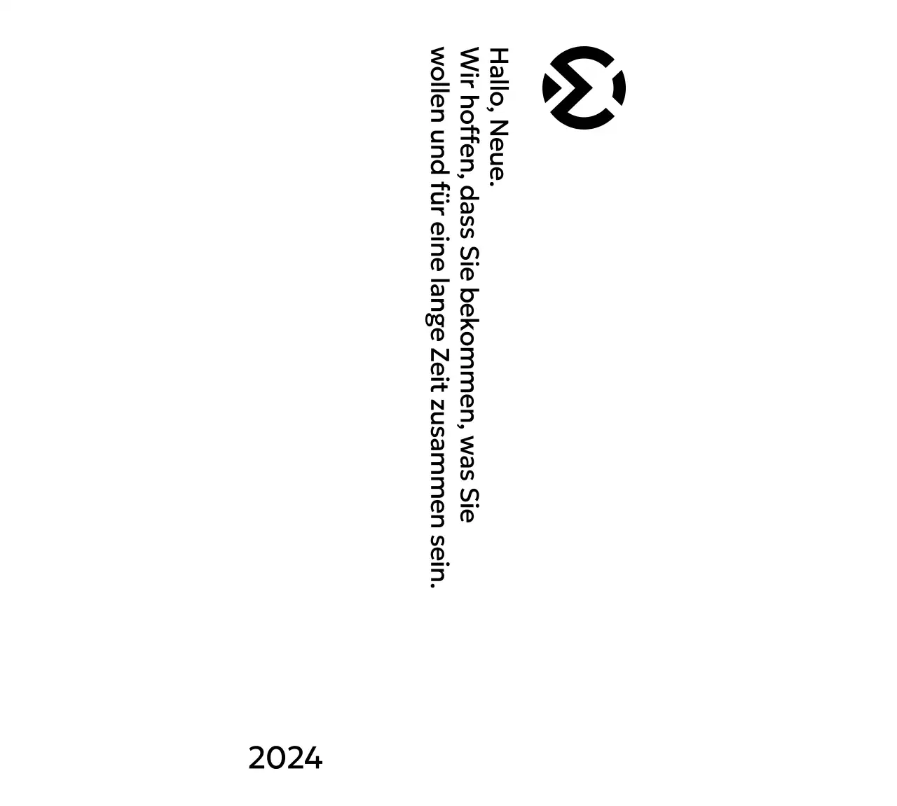 Designs mit großen Überschriften und auffälligen Logos