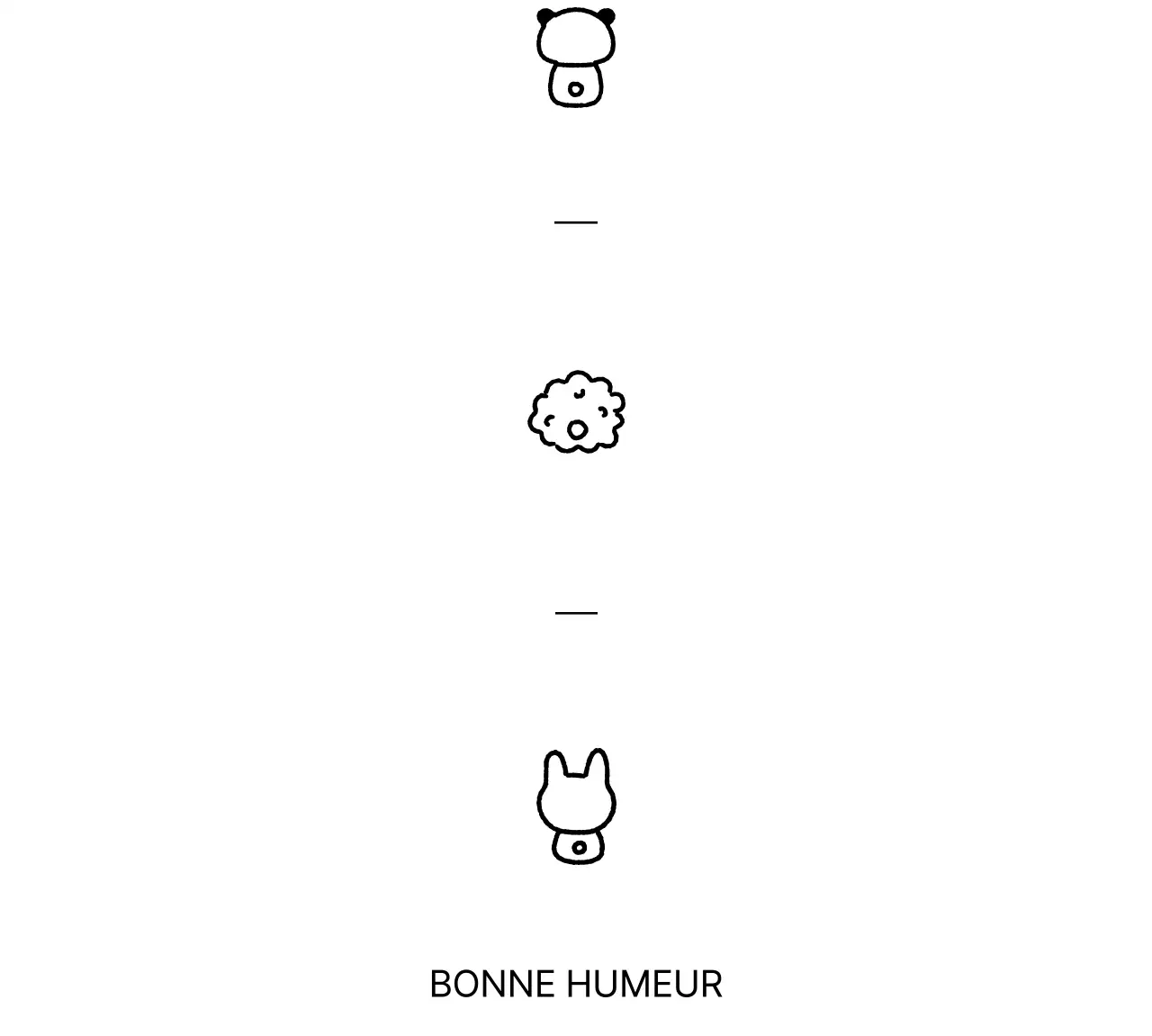 Mignonne marchandise de café avec des illustrations d'animaux de dos