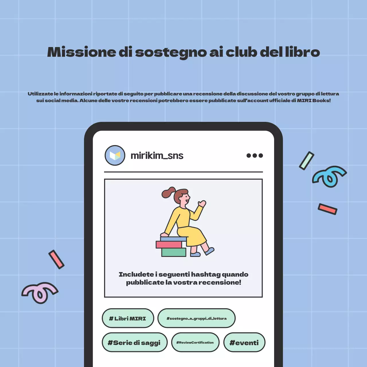 Promuovere un semplice gruppo di lettura estivo con lavanda e menta