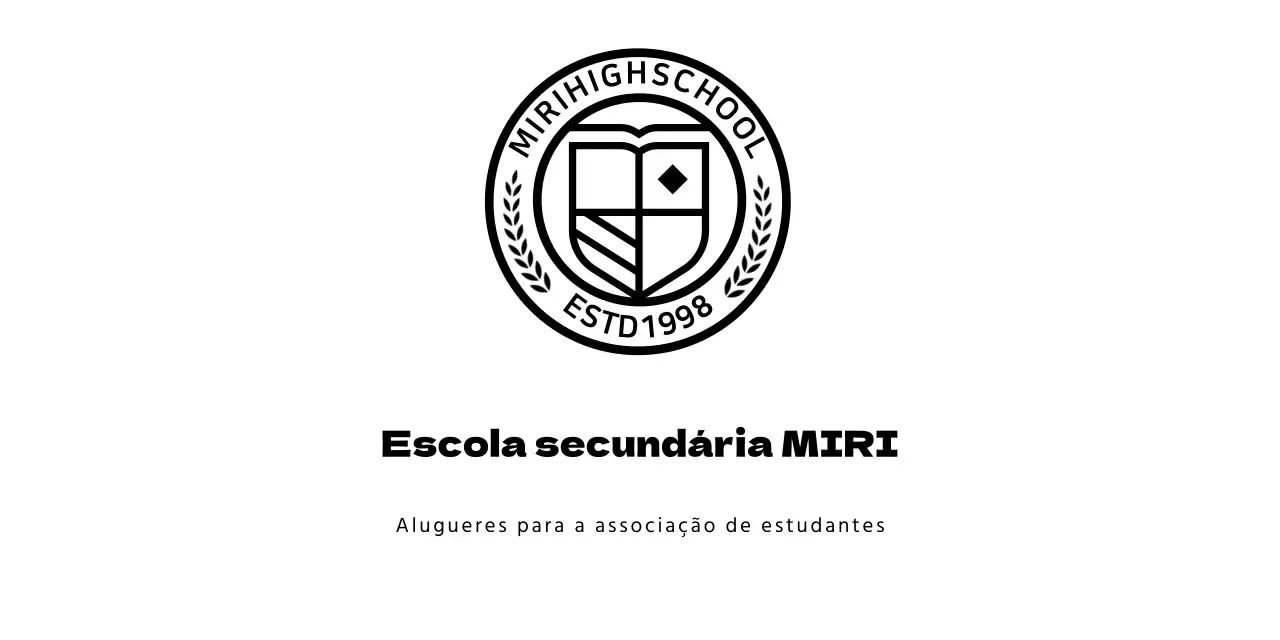 Logótipo do liceu sob a forma de um símbolo circular de educação