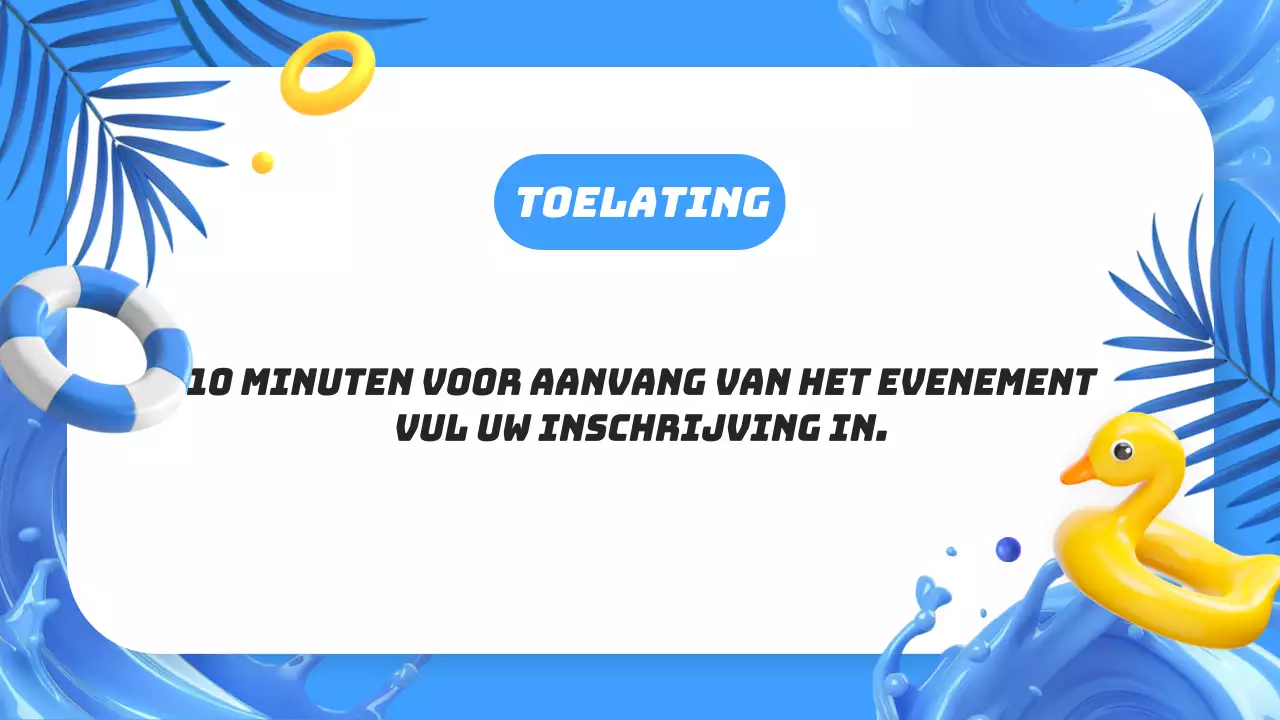 Aankondiging van het Blue Summer Festival