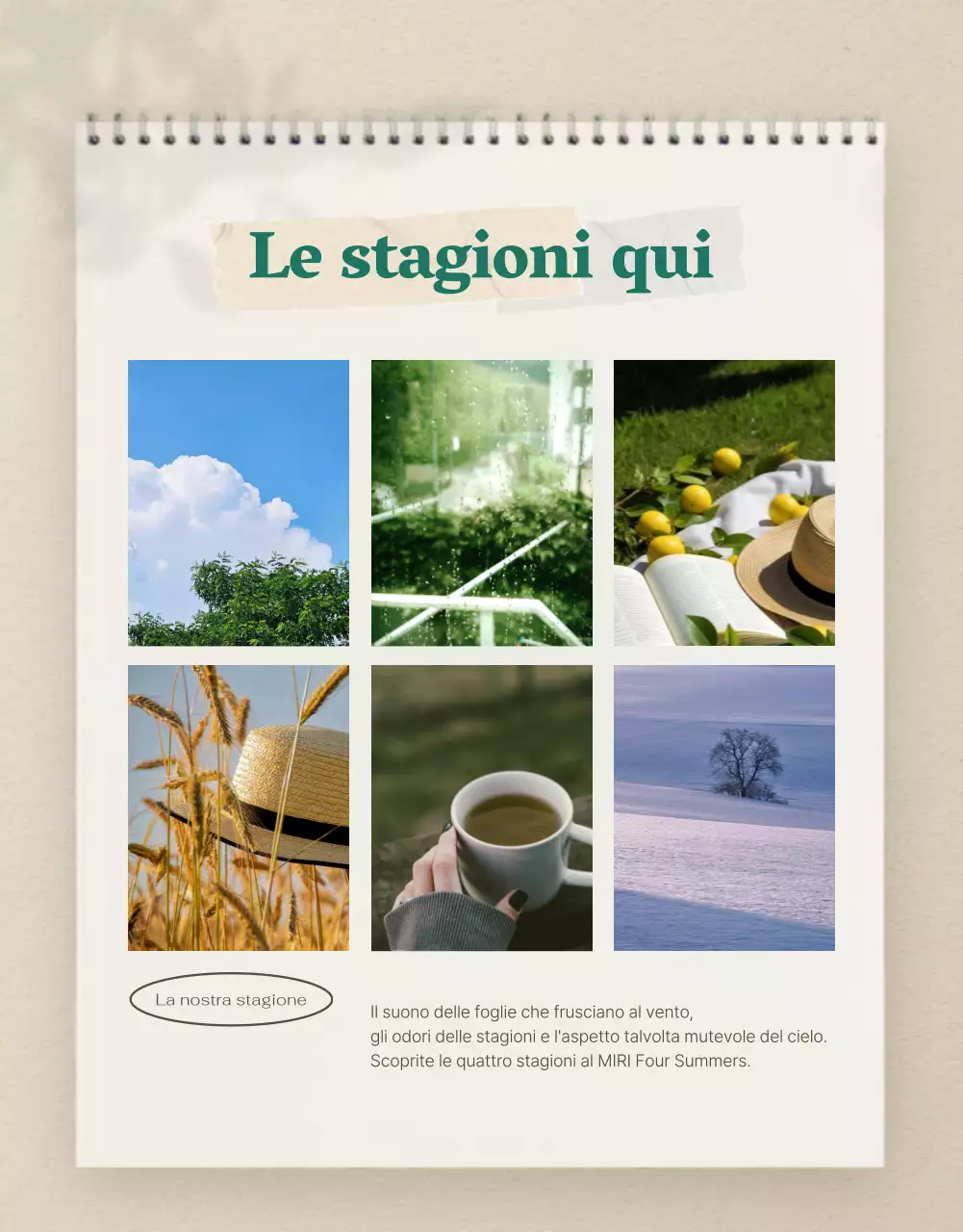 Verde e beige, un accogliente rifugio estivo per i sensi