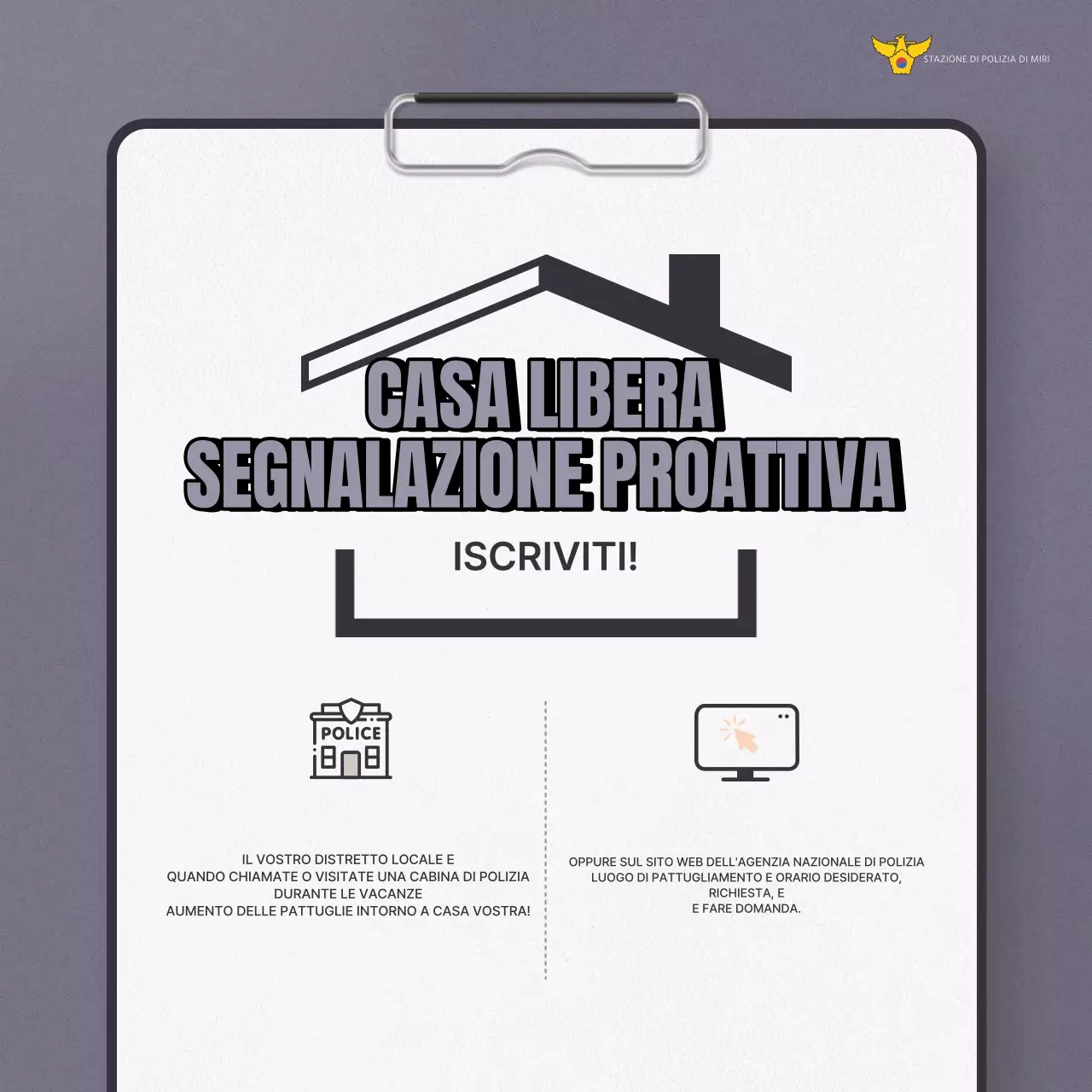 Una campagna di sicurezza contro i furti in vacanza di tendenza in beige e grigio