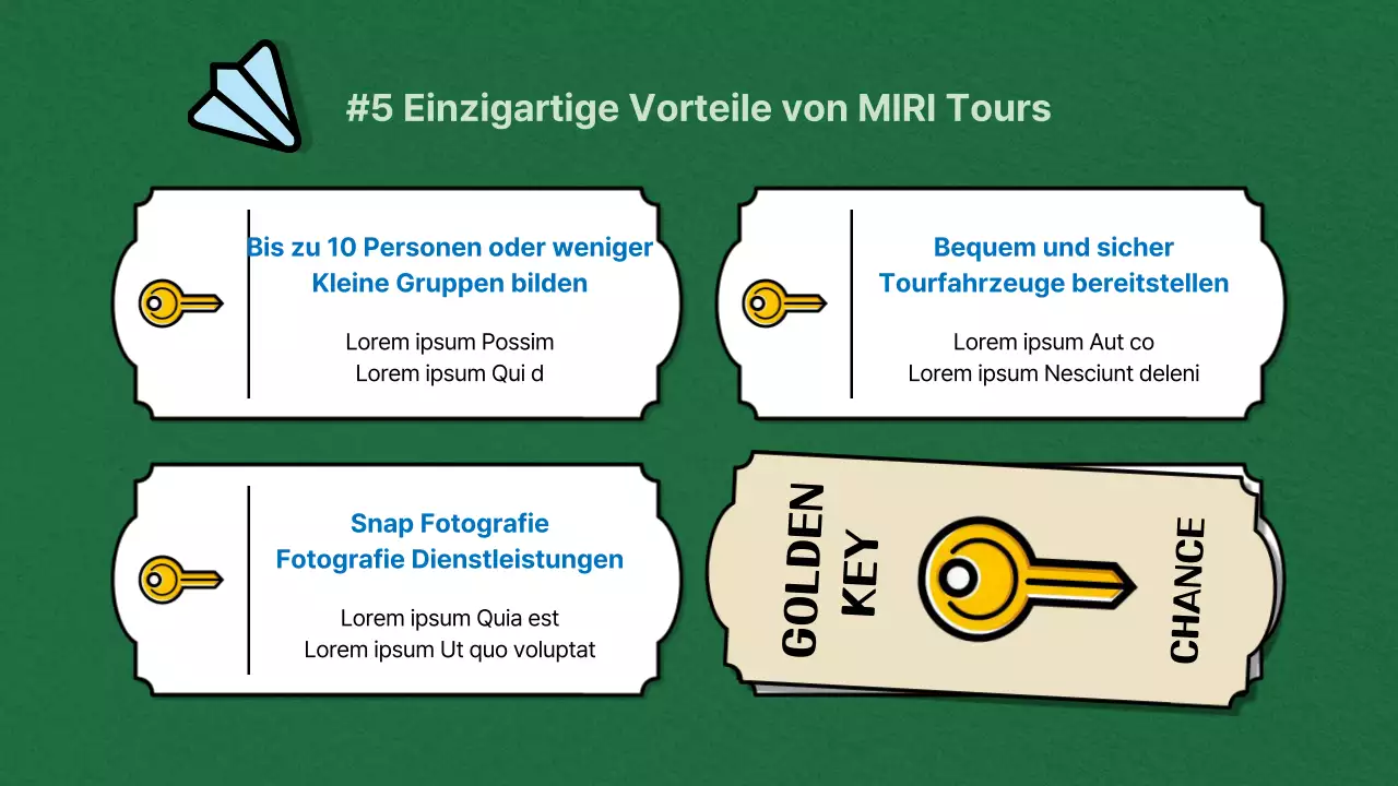 Förderung von Pauschalreisen im Inland in grüner und blauer Farbe, im Stil eines Brettspiels