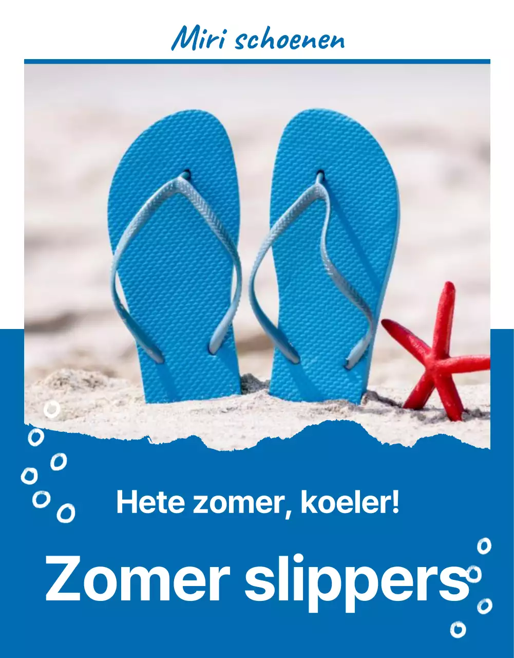 Een eenvoudige introductie tot seizoensuitverkoop in marineblauw en wit