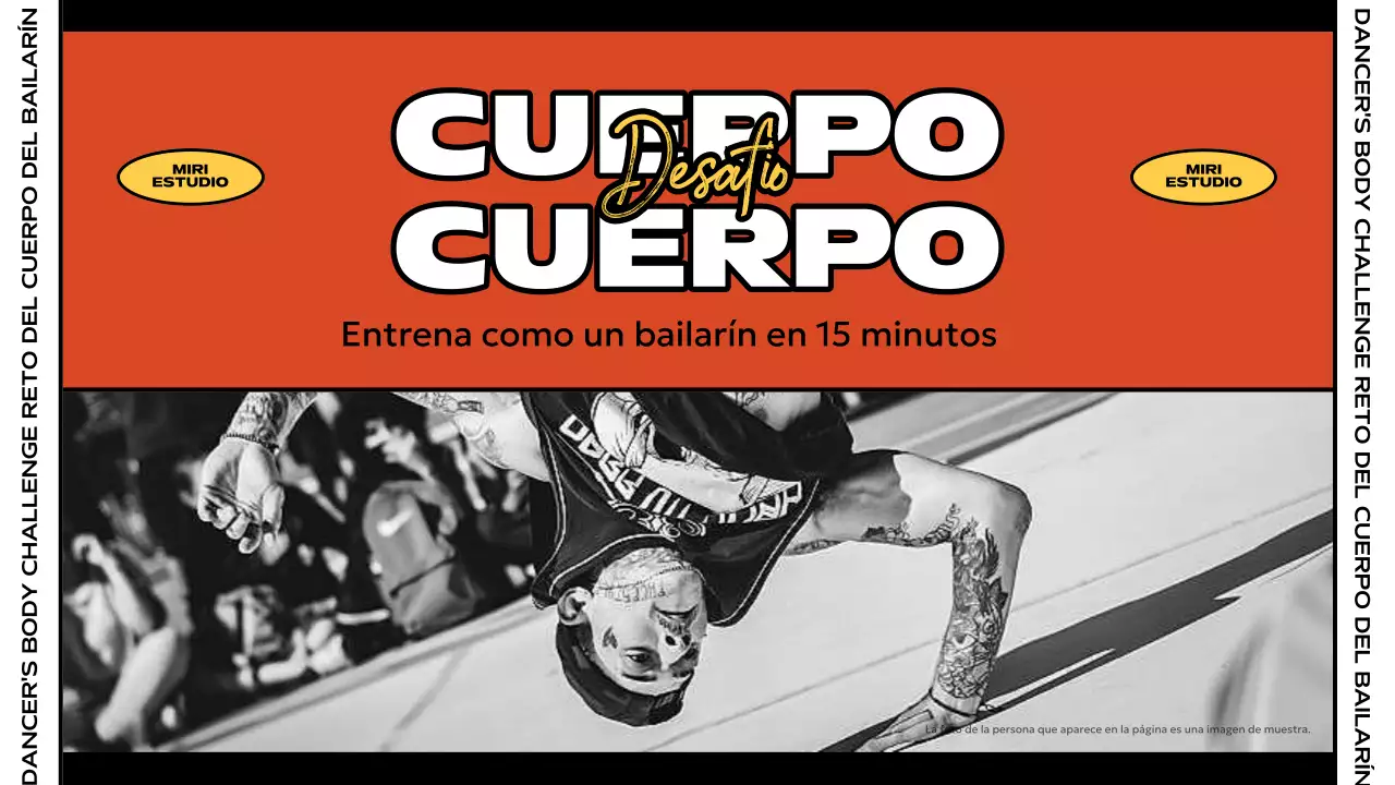 Promover la formación en danza kitsch en rojo y amarillo