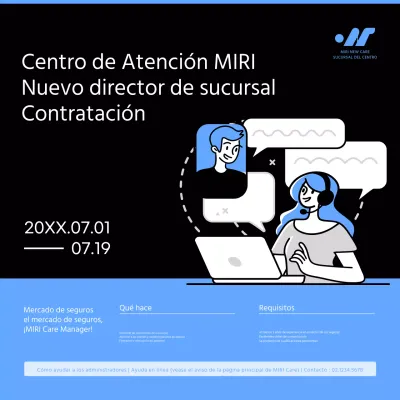 Una sencilla guía de contratación administrativa en negro y azul claro