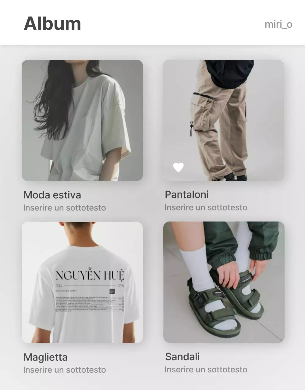 Promuovete le vostre esigenze di impaginazione fotografica in un centro commerciale alla moda nei colori grigio e blu chiaro.