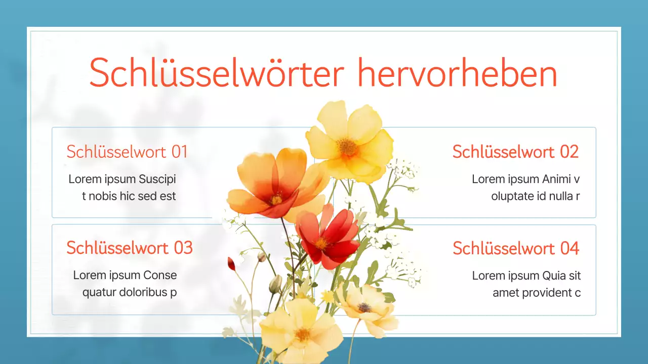 Ein Leitfaden für schöne Sommerblumen in Weiß und Orange