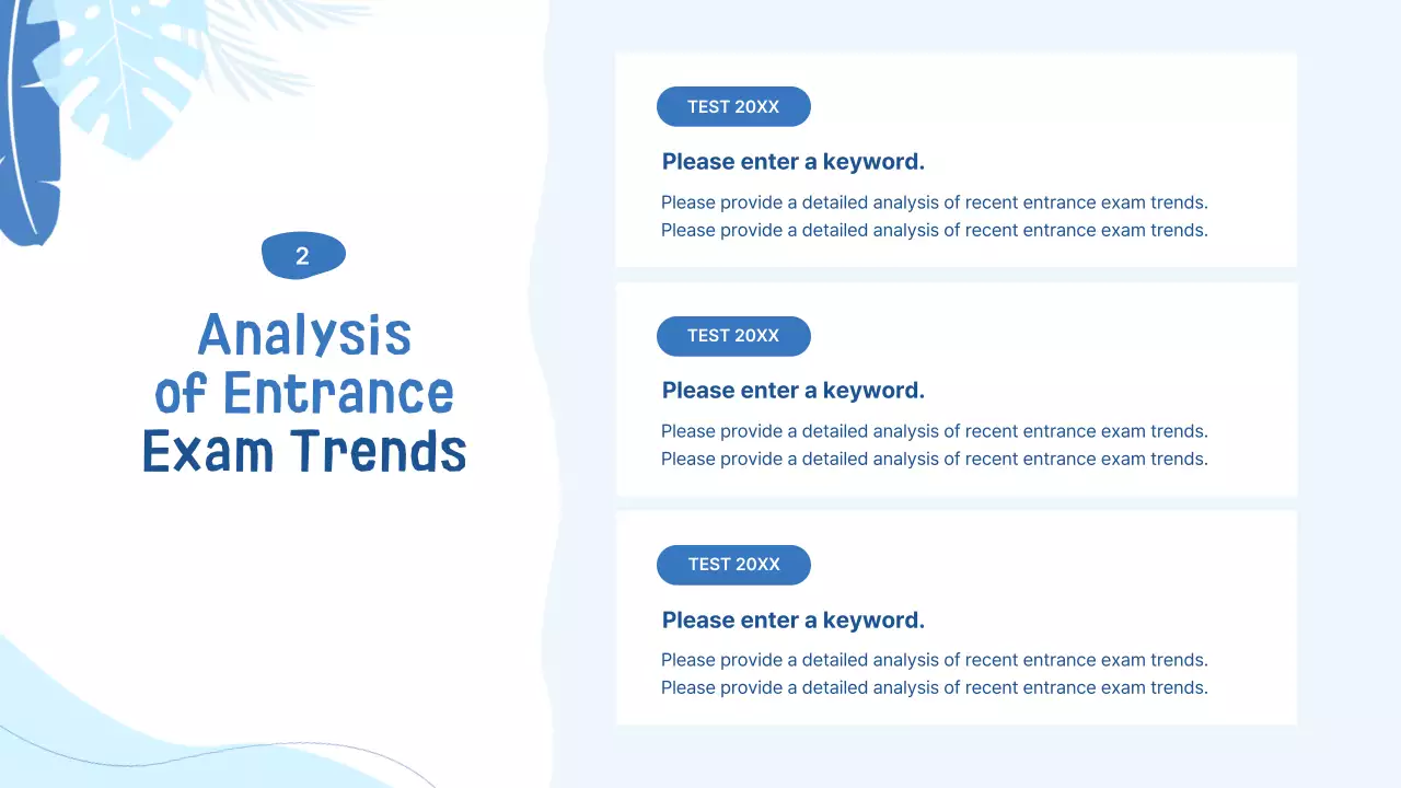 Apresentação de convite para palestra moderna azul