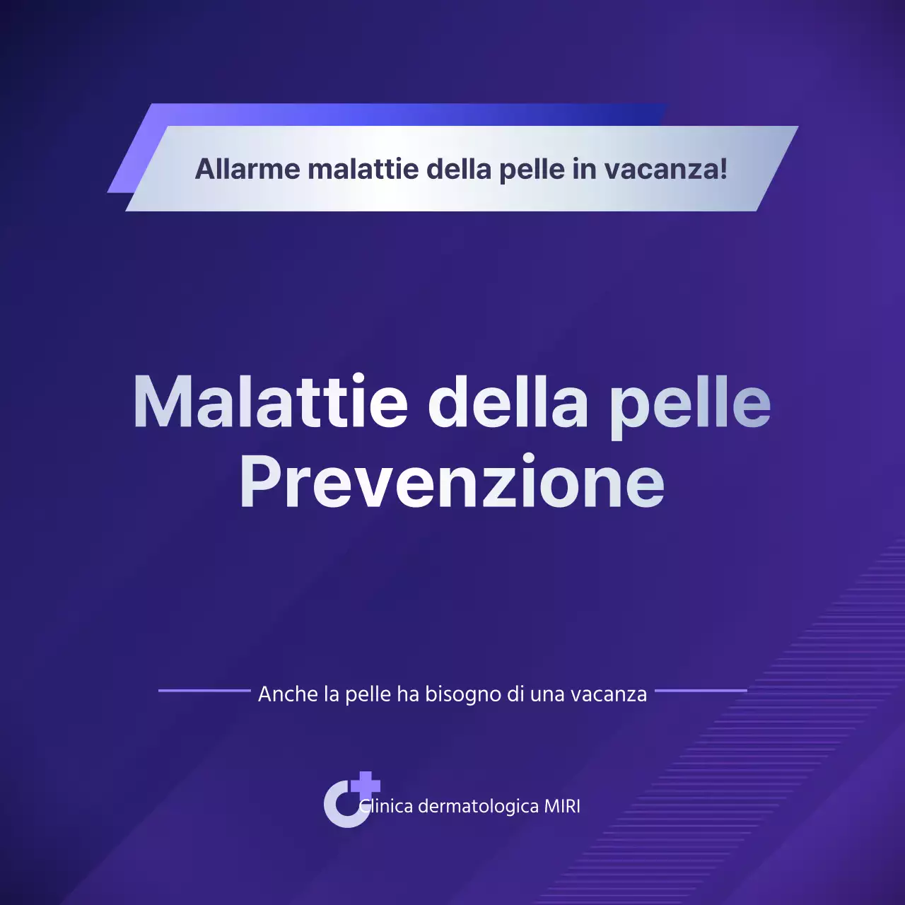 Una semplice guida viola per prevenire le malattie della pelle in vacanza