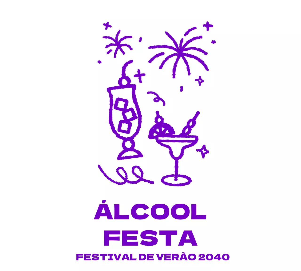 Mercadoria do festival com graffiti em copos de bebidas com vários formatos