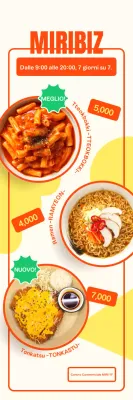 Promuovete il vostro menu da bistrot con un caldo sfondo avorio