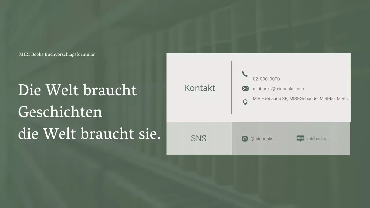 Ein stilvoller Buchvorschlag in Khaki