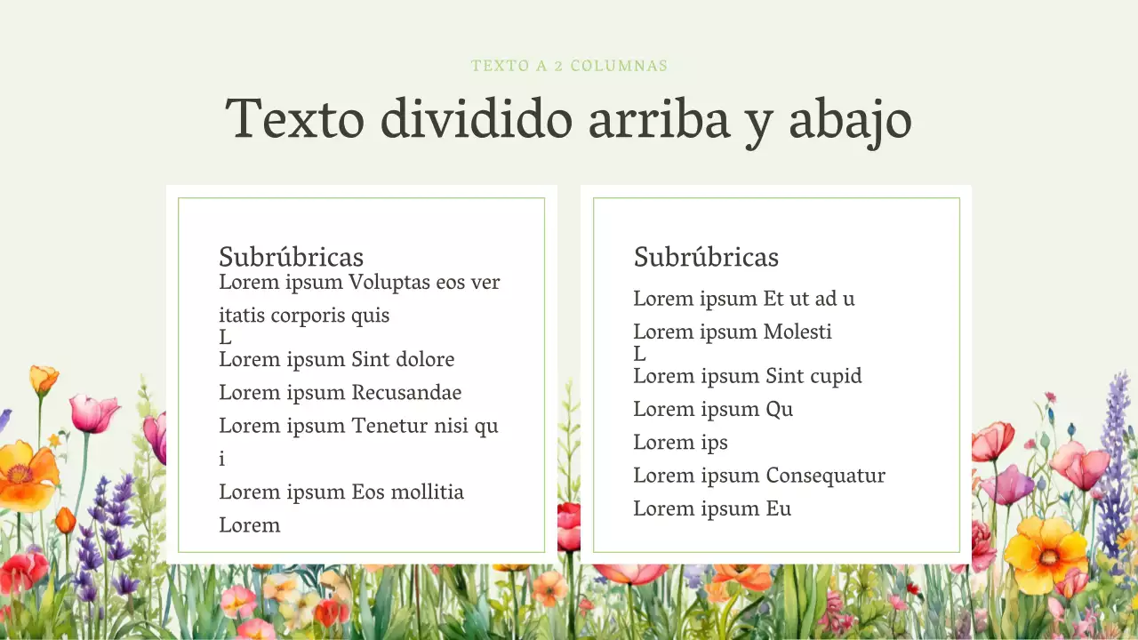 Lujosas flores de verano en presentación chartreuse