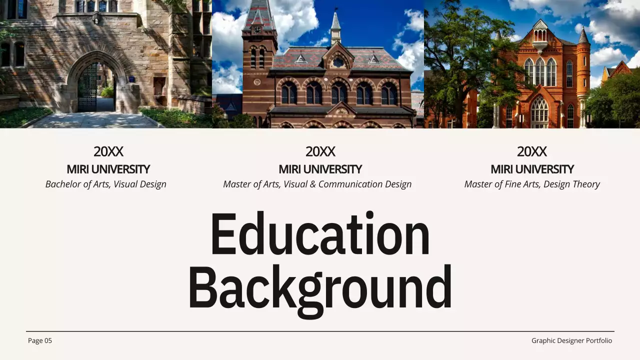 Black Modern Portfolio Resume Presentation