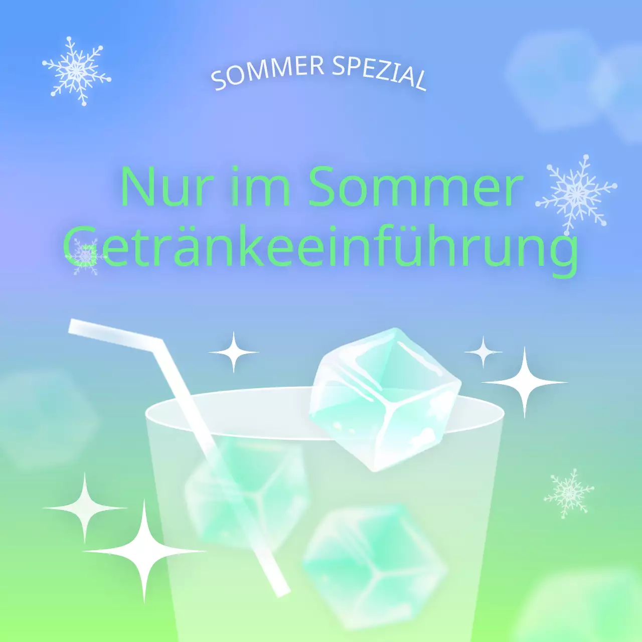 Eine Sammlung regenbogenfarbener, trendiger Bilder für den Sommer