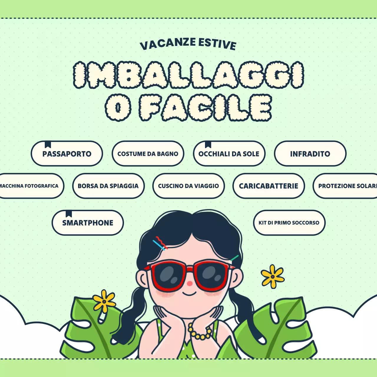 Un post su come prepararsi alle vacanze estive in giallo e chartreuse