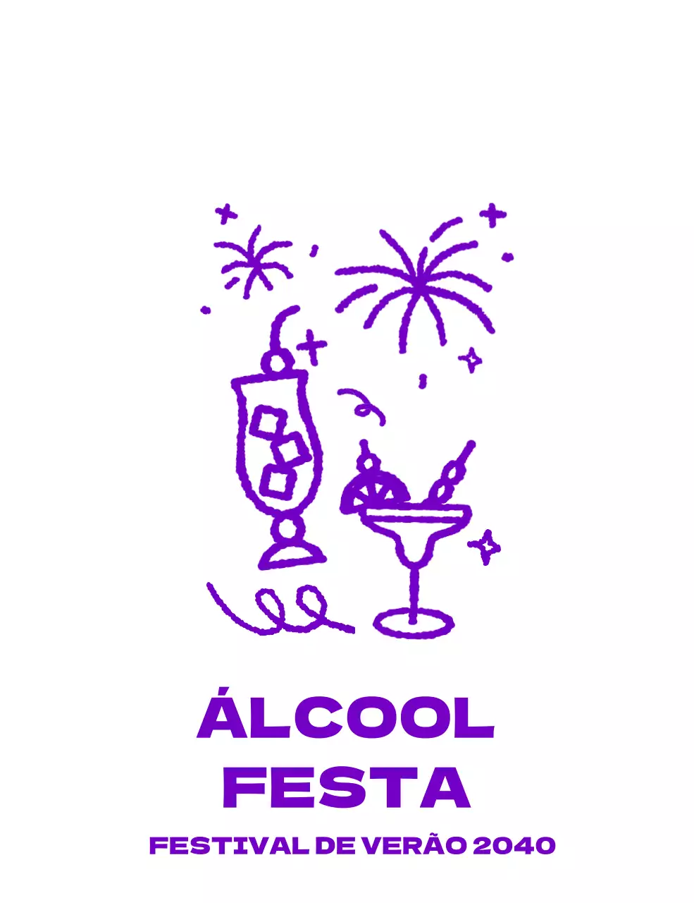 Mercadoria do festival com graffiti em copos de bebidas com vários formatos