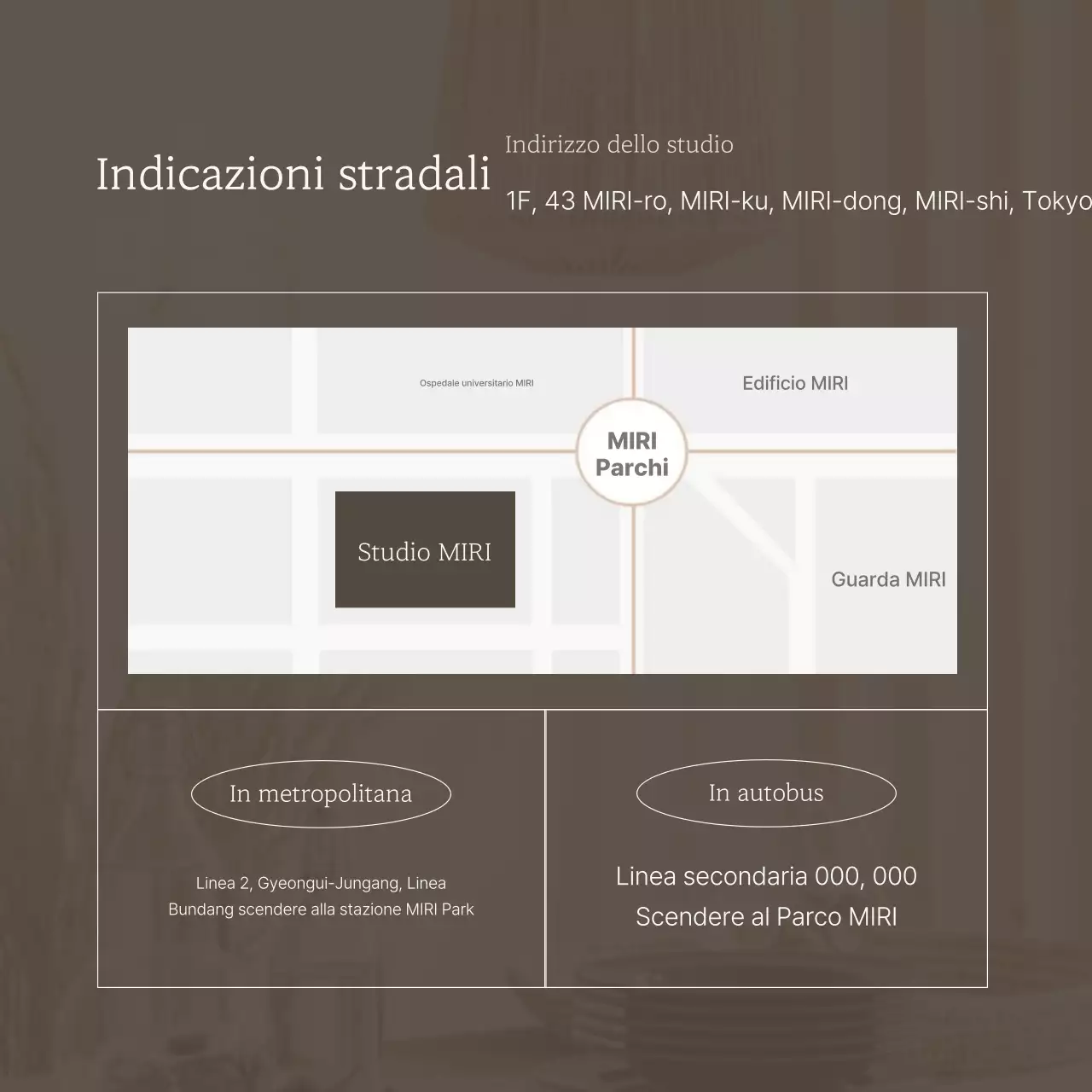 Annuncio di un lussuoso corso di un giorno in avorio e marrone