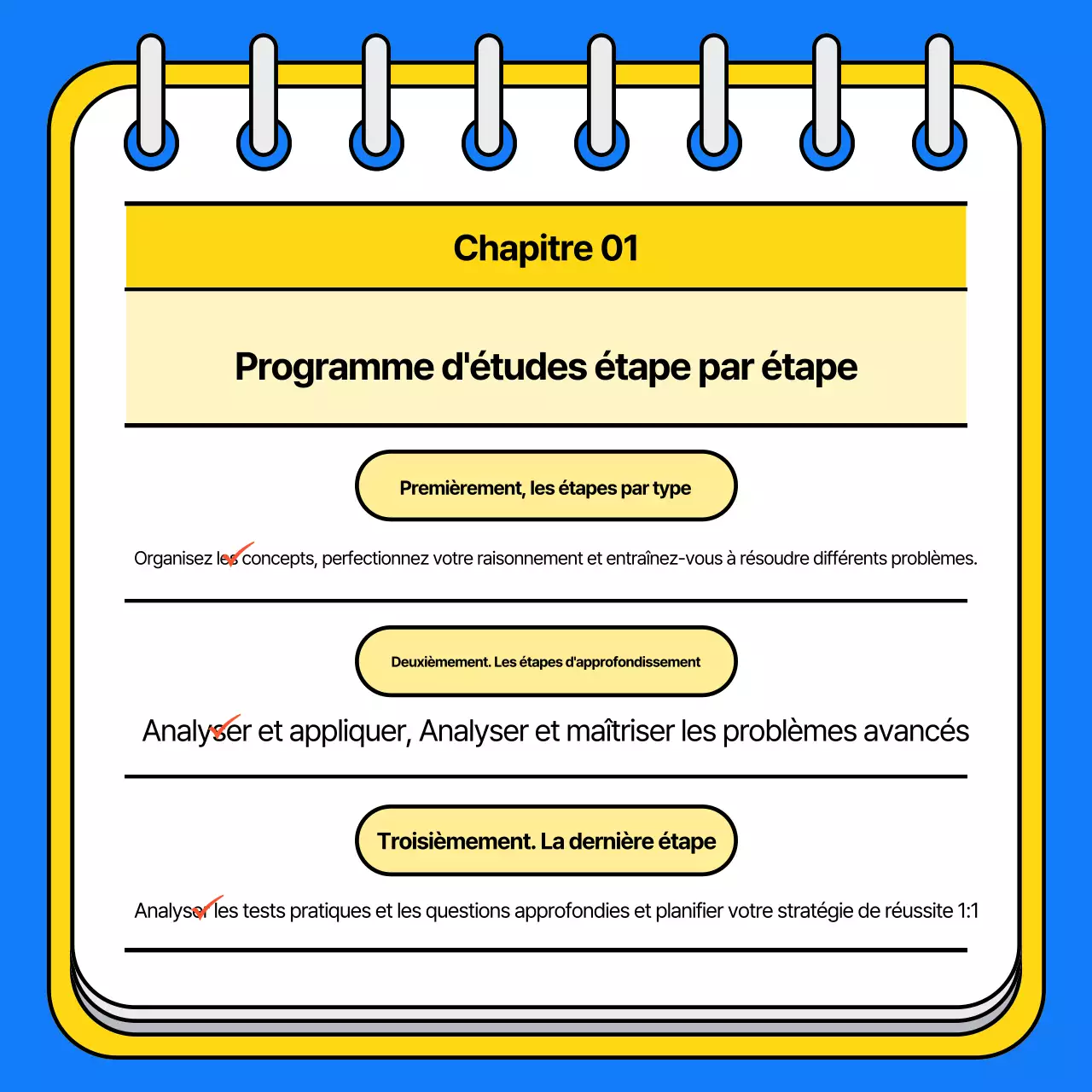 Faites la promotion de votre école d'admission avec une touche de bleu et de jaune