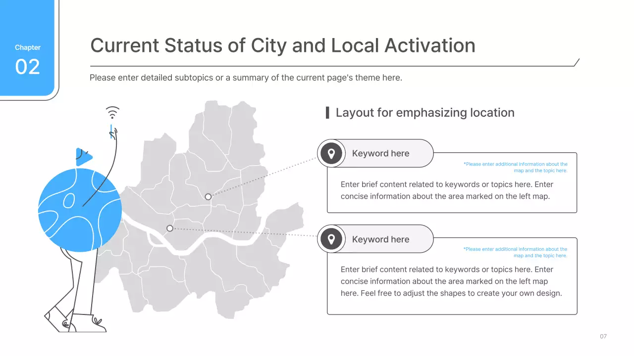 그레이 모던 커뮤니티 어젠다 프레젠테이션