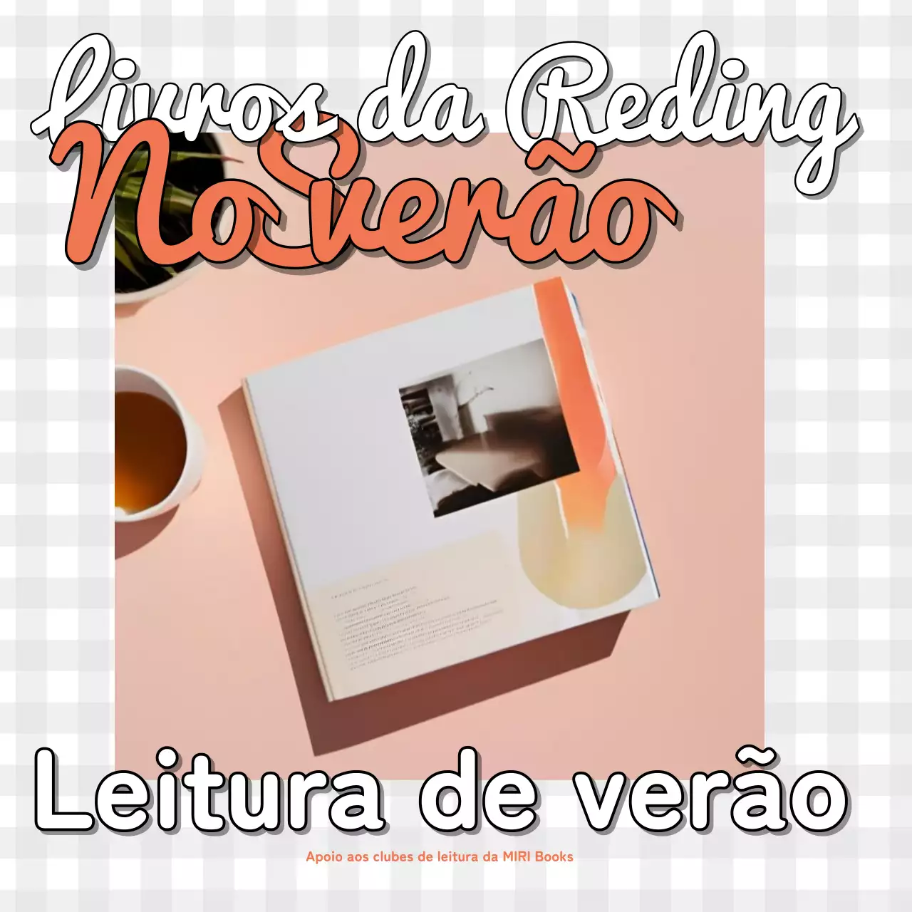 Promover o apoio do clube do livro da editora laranja e branca