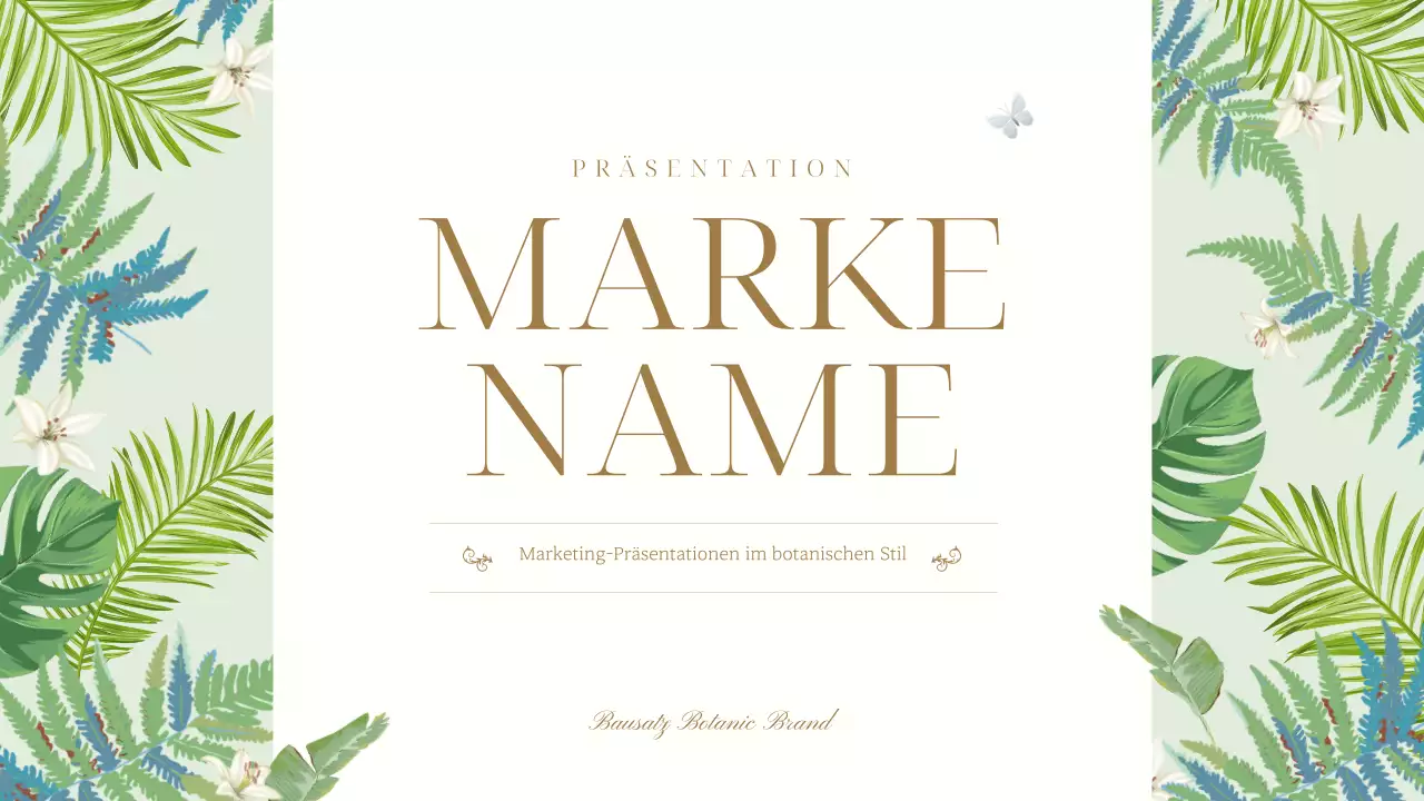 Bewerben Sie Ihre Marke mit einem grünen, natürlichen Gefühl