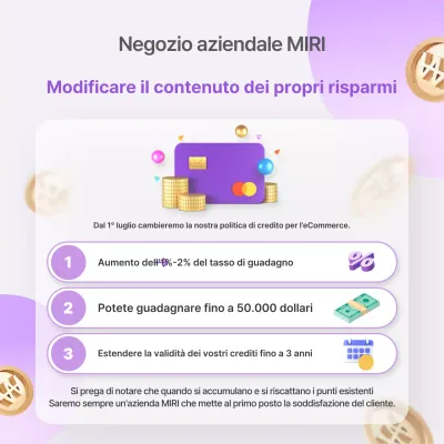 A proposito della tendenza al viola e al grigio nei nostri centri commerciali, la politica del credito è cambiata