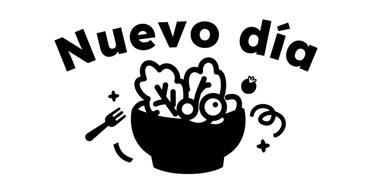 Promocione su restaurante con simpáticas ilustraciones de ensaladas